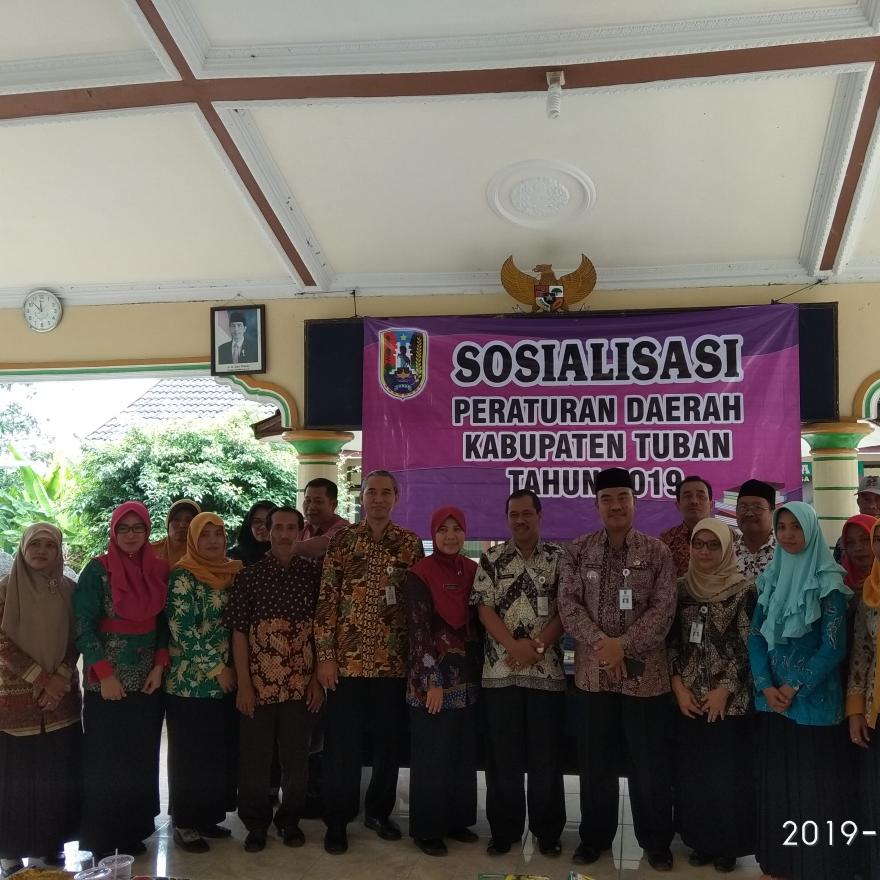 SOSIALISASI PERATURAN DAERAH KABUPATEN TUBAN TAHUN 2019 DI BALAI DESA SADANG KECAMATAN JATIROGO