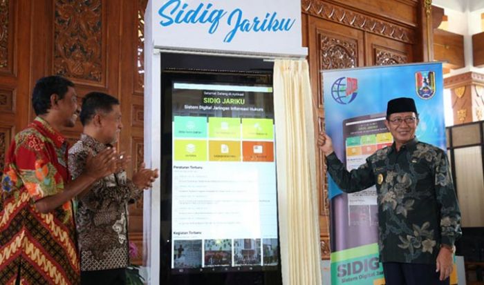 BUPATI TUBAN LUNCURKAN APLIKASI SIDIG JARIKU