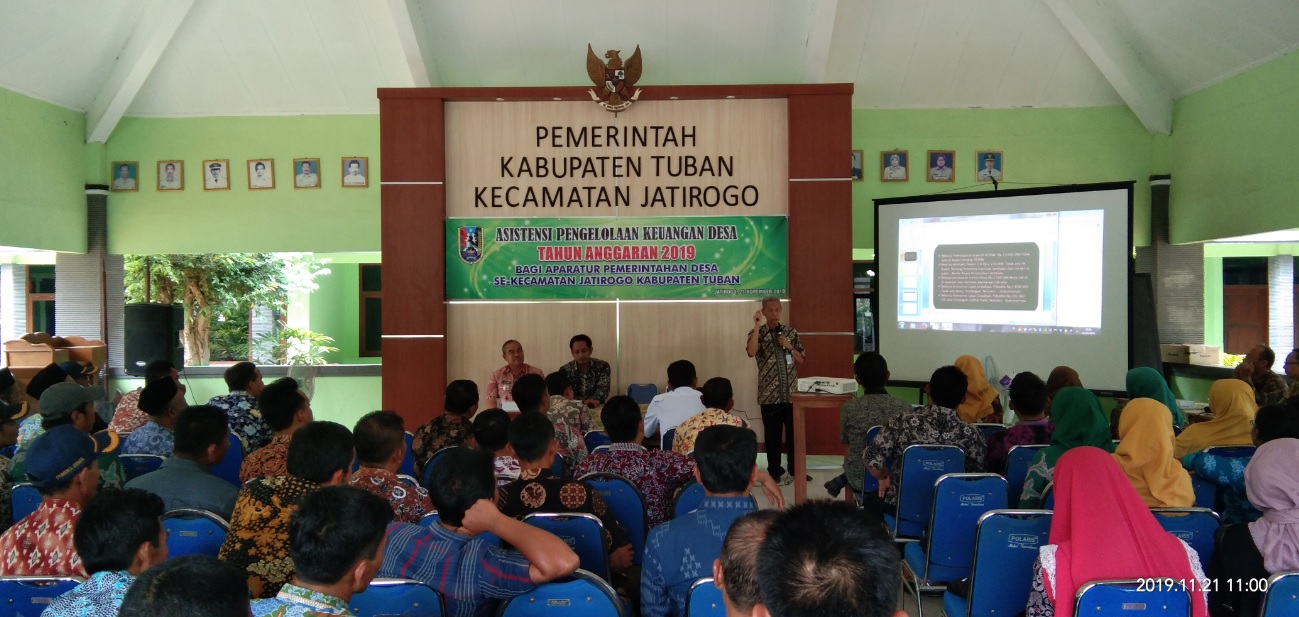 ASISTENSI PENGELOLAAN KEUANGAN DESA BAGI APARATUR PEMERINTAHAN DESA TA 2019