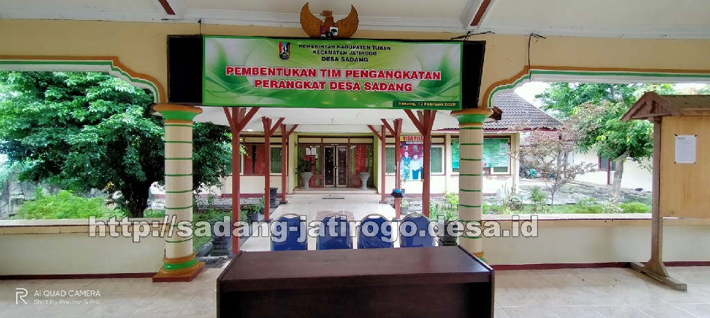 PEMBENTUKAN TIM PENGANGKATAN PERANGKAT DESA SADANG TAHUN 2020