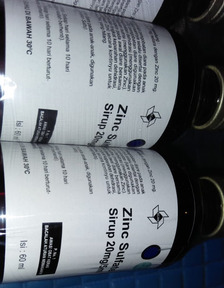 PEMBERIAN SIRUP ZINC UNTUK BALITA DENGAN TINGGI DAN BERAT BADAN KURANG
