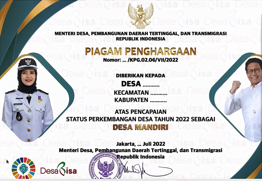 PRIVILEGE PENGGUNAAN DANA DESA UNTUK DESA MANDIRI
