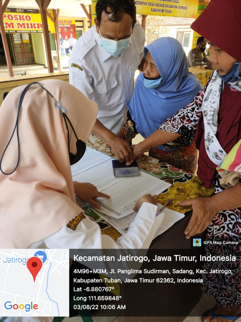 PENYALURAN BLT-DD BULAN JULI TAHUN 2022