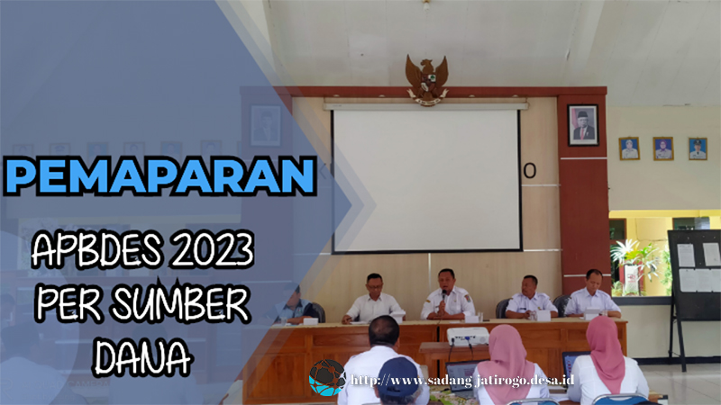 PEMAPARAN APBDES TAHUN 2023 PER SUMBER DANA