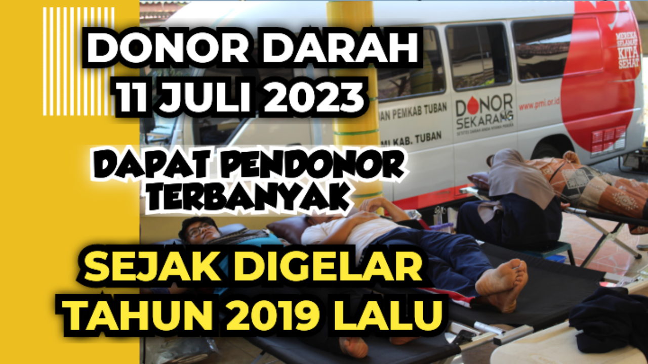 JUMLAH PENDONOR MENCAPAI ANGKA TERTINGGI SEJAK TAHUN 2019