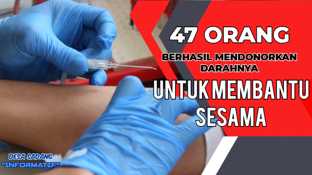 DILUAR DUGAAN, PESERTA DONOR DARAH MENCAPAI 55 ORANG PENDONOR